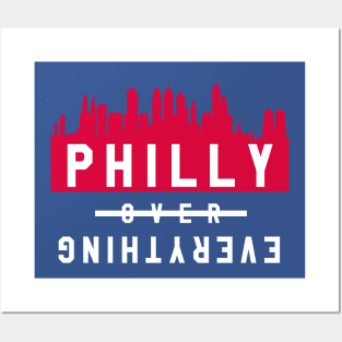 Philly over Everything - Blue/Red Posters and Art